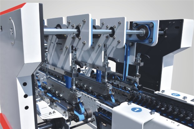 XS-900 1200 bovenste riem driver high speed map Gluer Machine